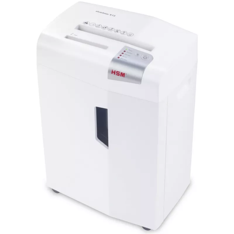 HSM shredstar X13 dokumentų smulkintuvas, 4 x 37 mm + atskiras CD pjovimo mechanizmas