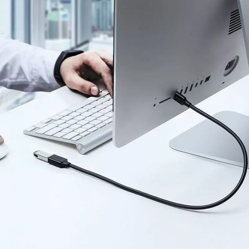 Ugreen ilginamojo kabelio adapteris USB 3.0 (moteriška) į USB 3.0 (vyriška) 2 m (juodas)
