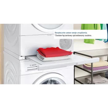 Bosch WTH86277PL šilumos siurblio skalbinių džiovyklė 8 kg balta