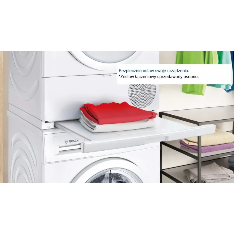 Bosch WTH86277PL šilumos siurblio skalbinių džiovyklė 8 kg balta