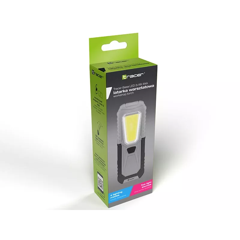 Dirbtuvių žibintuvėlis Base LED 3+1W