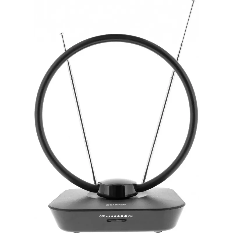 Antena SENCOR SDA 102 DVB-T2/T 20 dB 75 Ω 4G LTE