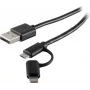 Lightning laidas S/CONN 14-14025 1m Juodas
