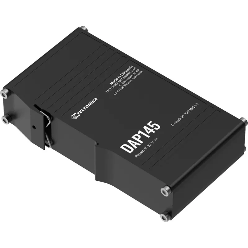 Prieigos taškas TELTONIKA DAP145 Wi‑Fi 4 300 Mbit/s 2x antenos DIN bėgelis