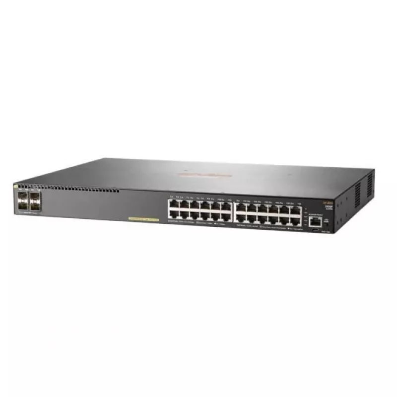 HPE Aruba Networking 2930F 24G PoE+ 4SFP+ komutatorius