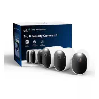ARLO Pro 6 - 2025 m. leidimas - Tinklo stebėjimo kamera - Lauko, vidaus zona - atspari oro sąlygoms - spalvota (diena/naktis)