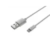 Laidas Lightning (vyr.)->USB-a (vyr.) 2 m MFi Prati Baltas Natec NKA-2149