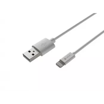 Laidas Lightning (vyr.)->USB-a (vyr.) 2 m MFi Prati Baltas Natec NKA-2149