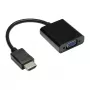 Adapteris HDMI į VGA, HDMI kištukas prie VGA lizdo, 3,5 mm stereolizdas, juodas, Good Connections® (HDMI-AD21)