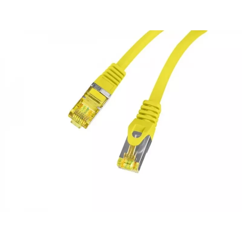 Tinklo kabelis Lanberg PCF6A-10CU-0025-Y RJ-45 Cat6a 0,25 m Geltonas
