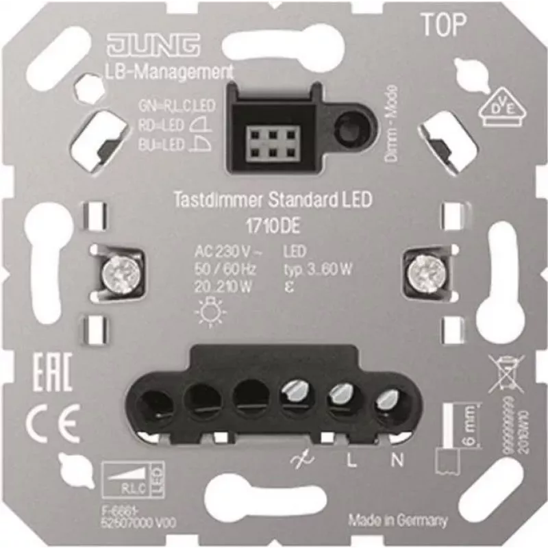 Jung 1710 DE LED-Tastdimmer Standard