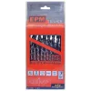 HSS grąžtų rinkinys OEM E-500-1225, 25 vnt., dydžiai 1–13 mm