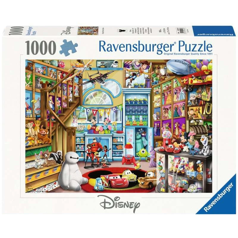 Dėlionė Ravensburger Disney Pixar Toy Store 1000 vnt. Animaciniai filmai