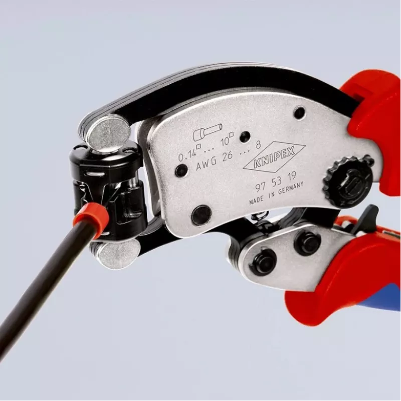 KNIPEX Twistor T savaime prisitaikančios užspaudimo replės užspaudimo replės vielgaliams