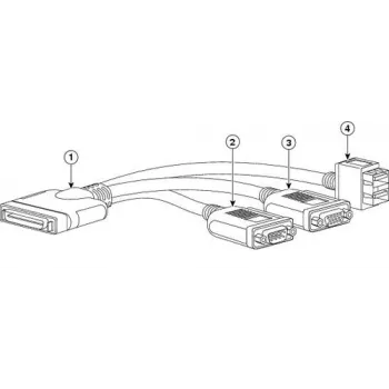 KVM laidas Cisco N20-BKVM USB VGA