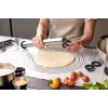 Silicone ir nerūdijančio plieno GEFU Rego virtuvės kilimėlis 397×55×55 mm lygiu paviršiumi