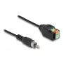 DeLOCK laidas RCA kištukas – gnybtų bloko adapteris su mygtuku 15 cm