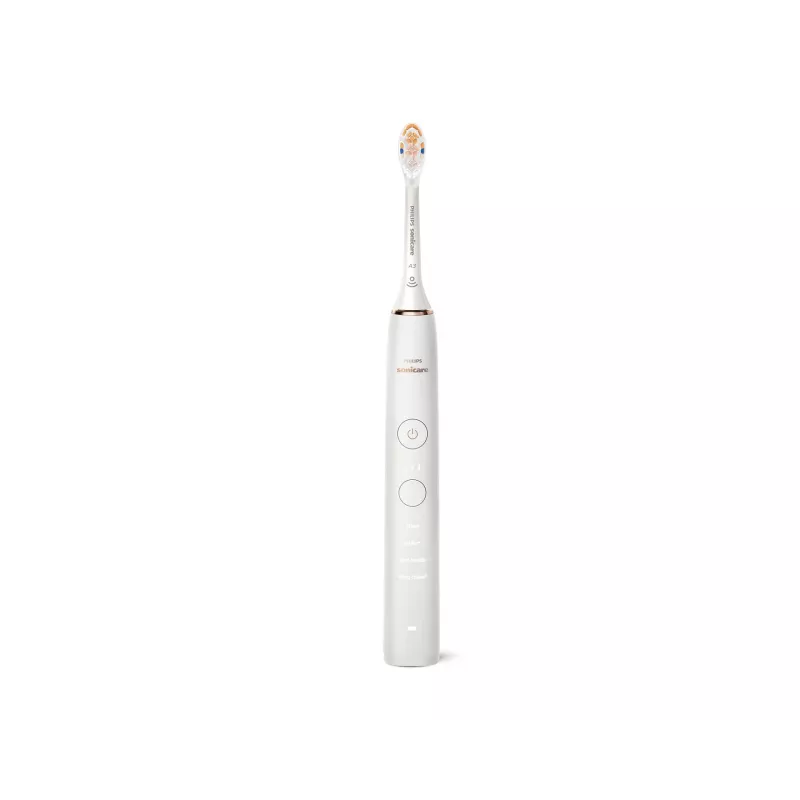 Philips HX9911/23 elektrinis dantų šepetėlis Suaugusiems Sonic šepetėlis Rožinio aukso, Baltas
