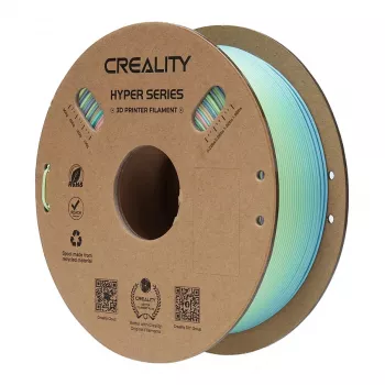 3D spausdinimo gija Creality PLA 1,75 mm, 1 kg — mėlyna / žalia / rožinė (Creality 3301010424)