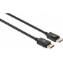 Manhattan DisplayPort 1.4 laidas, 8K@60Hz, 2 m, pintas laidas, kištukas–kištukas, su skląsčiais, visiškai ekranuotas, juodas, garantija visam eksploatacijos laikui, atitinka DP14MM2M