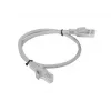 Tinklo kabelis Lanberg PCU6-10CC-0050-S RJ-45 Cat6 0,5 m Pilka