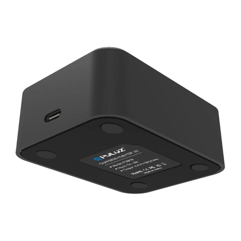 Puluz USB dviejų baterijų įkroviklis PU818, skirtas Insta360 X3 — dviejų lizdų USB įkrovimas