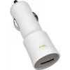 HTC automobilinis įkroviklis CC C120, USB, 1000mA, baltas, OEM (CC C120)