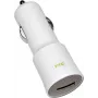 HTC automobilinis įkroviklis CC C120, USB, 1000mA, baltas, OEM (CC C120)
