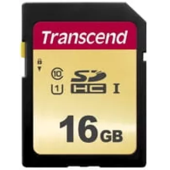 „Flash Memory Transcend 16GB SDHC UHS-I 500S“
