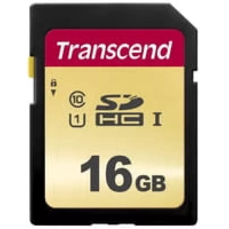„Flash Memory Transcend 16GB SDHC UHS-I 500S“