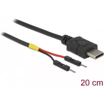 Power laidas DeLOCK 85419 0,2 m 2 kontaktų gnybtų blokas PoweredUSB