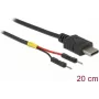 Power laidas DeLOCK 85419 0,2 m 2 kontaktų gnybtų blokas PoweredUSB
