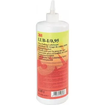 3M Lub-P kabelių tepalas - aukštos temperatūros tepalas - 950 ml - butelis - raudona - geltona - 45 °C - idealiai tinka kabelių įvedimui pramonės ir energijos tiekimo srityse (FE-5100-