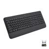 Logitech Signature K650 - klaviatūra - belaidė - Bluetooth 5.1 - QWERTZ - švediška - grafito