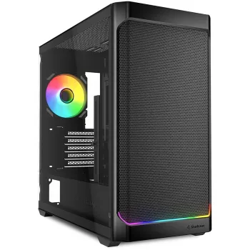 Sharkoon MK4W RGB Strip Micro Tower Black