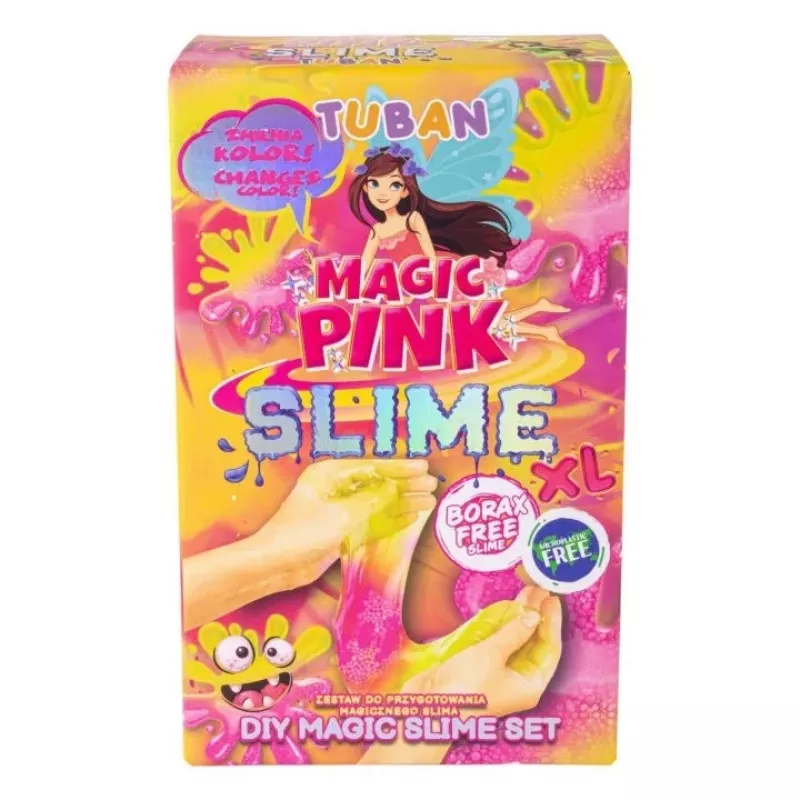 „Pasidaryk pats“ slime rinkinys TUBAN TU3569 — Magic Pink XL, netoksiškas, saugus vaikams