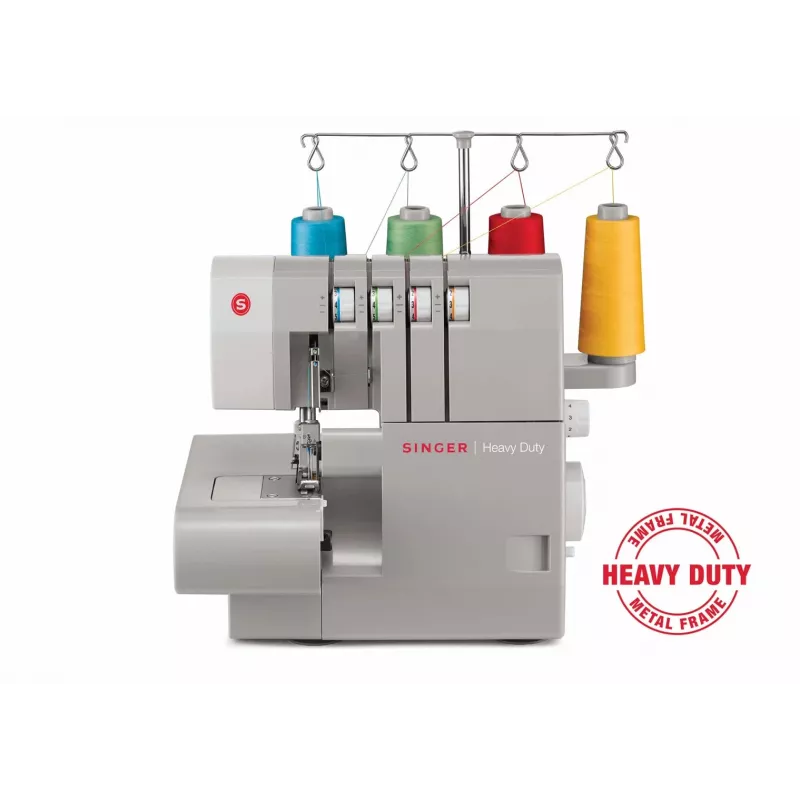 Overlokas SINGER 14HD854 Heavy Duty elektrinis 120 W pilkas