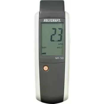 Voltcraft® MF-50 medžiagų drėgmės matavimo prietaisas, drėgmės matavimo prietaisas 0,0–100,0 skaitmenų (MF-50)