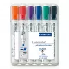 Marker Staedtler 351 B WP6 6 vnt. Juoda Mėlyna Žalia Oranžinė Raudona Violetinė