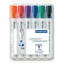Marker Staedtler 351 B WP6 6 vnt. Juoda Mėlyna Žalia Oranžinė Raudona Violetinė