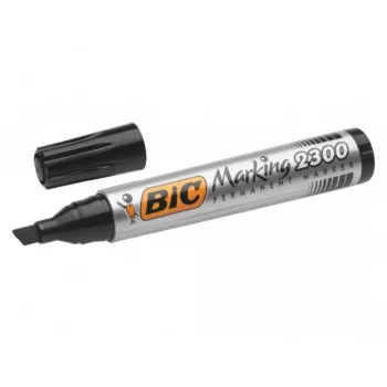 Nuolatinis žymeklis BIC ECO 2300, juodas, 4–5 mm kulkinis antgalis
