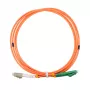 komutacinis kabelis Extralink LC/UPC - LC/APC daugiamodis OM2 dvipusis 3mm 2m