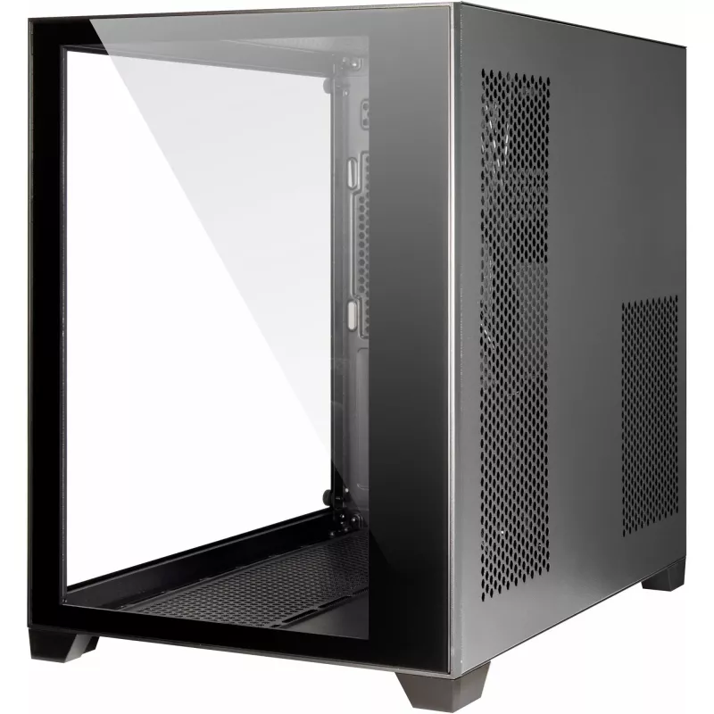 PC korpusas Inter-Tech C-501 Aspect Midi Tower juodas