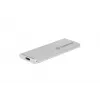 Nešiojamasis SSD Transcend ESD260C 500 GB USB Type-C 3.2 Gen 2, sidabrinis