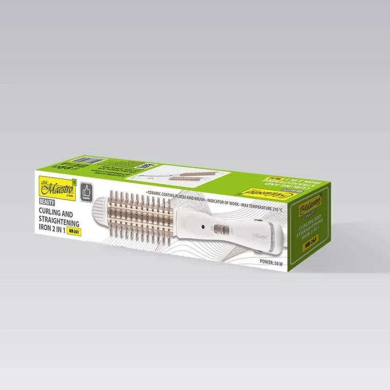 Maestro MR-263 2-in-1 plaukų garbintuvas ir tiesintuvas
