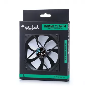 Fractal Design Dynamic X2 14 cm Juoda White ventiliatorius