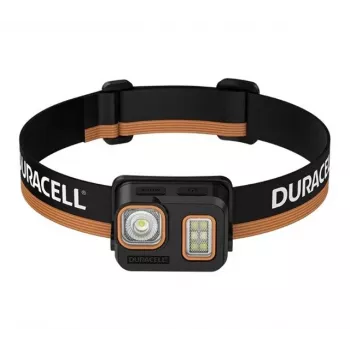 Duracell DH500R priekinis žibintuvėlis juodas, oranžinis