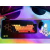 TRACER Klaviatūros ir pelės kilimėlis GAMEZONE Hexy1 RGB 80/30/0,4