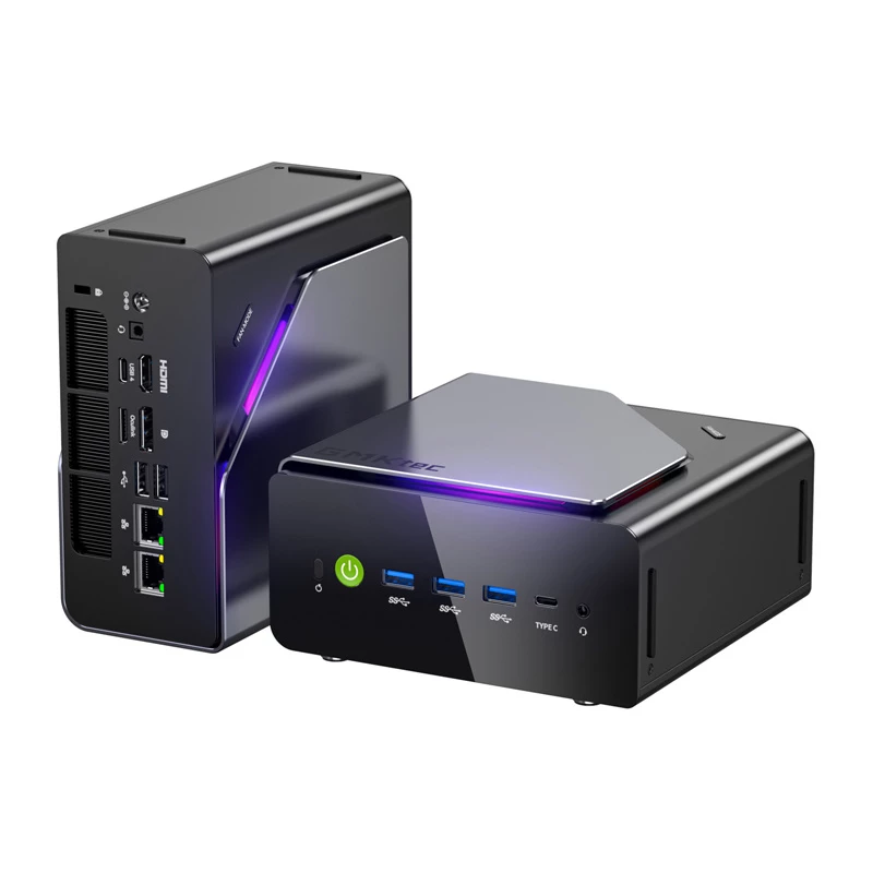 Mini kompiuteris GMKtec K15 su Intel Core Ultra 5 125U, 16 GB RAM, 1 TB SSD, Windows 11 Pro