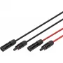 Kabelis Digitus DK-SCEC66-0030 6 mm² 3 m MC4 juoda raudona